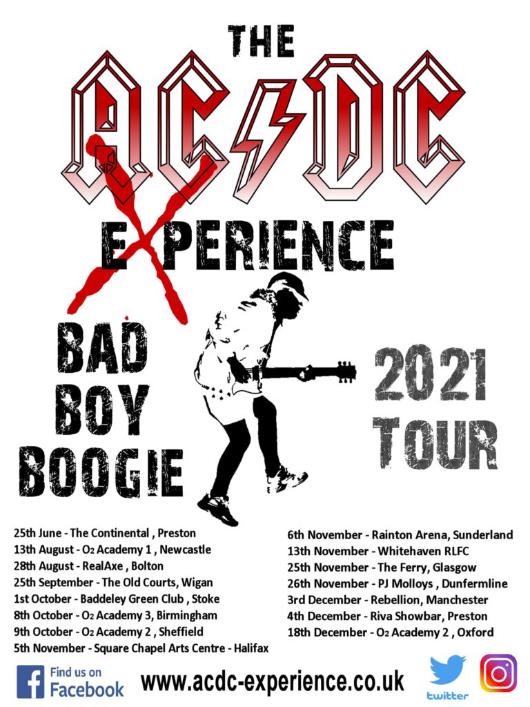 2021 Tour Dates Announced AC/DC Experience